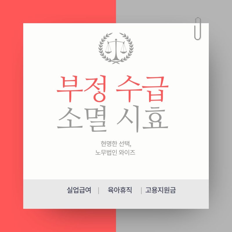성공후기) 실업급여 부정수급 조사 - 일부 반환 사례