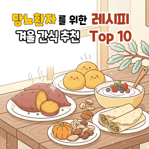 겨울철 당뇨 환자 간식 추천 Top10-혈당 걱정 줄이는 건강 레시피 총정리