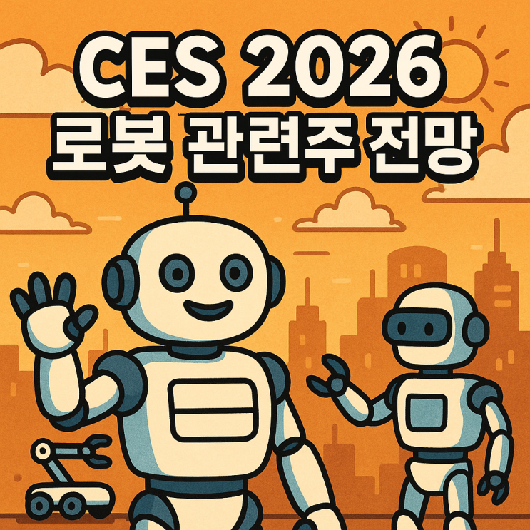  CES 2026 로봇 관련주 삼성 LG 현대 휴머노이드 테마주 대장주 전망 및 감속기 부품주 탑픽