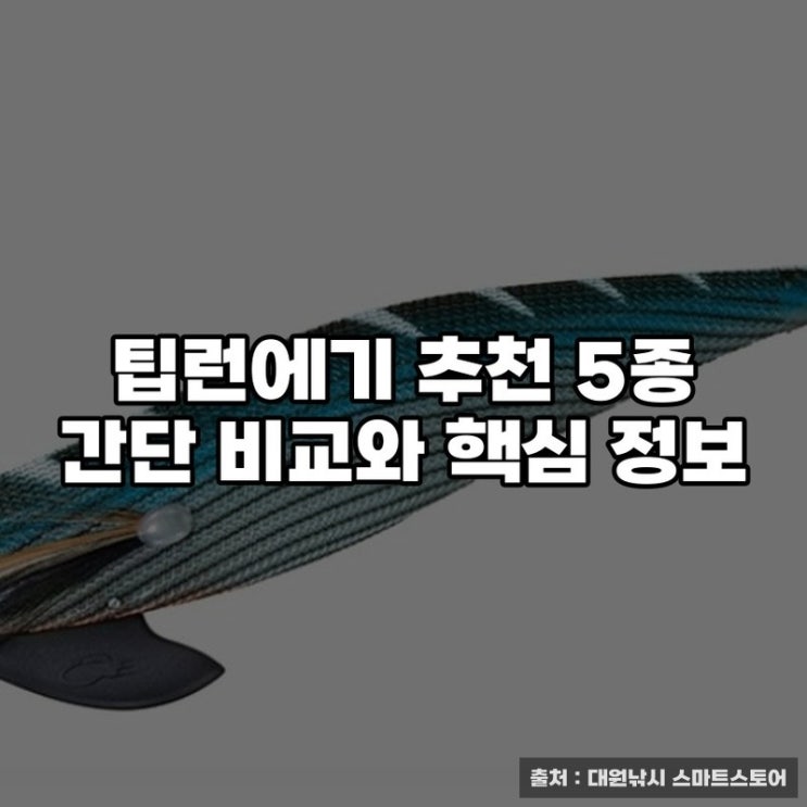  팁런에기 추천 5종 간단 비교와 핵심 정보