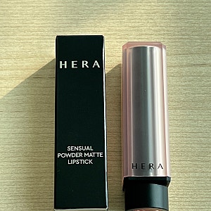 HERA 헤라 센슈얼 파우더매트 립스틱 489 HEE 희 후기 발색 비교
