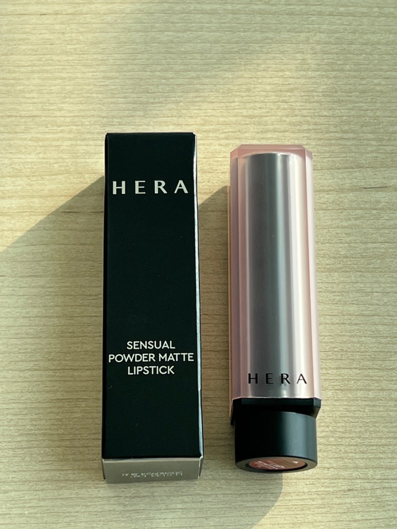 HERA 헤라 센슈얼 파우더매트 립스틱 489 HEE 희 후기 발색 비교