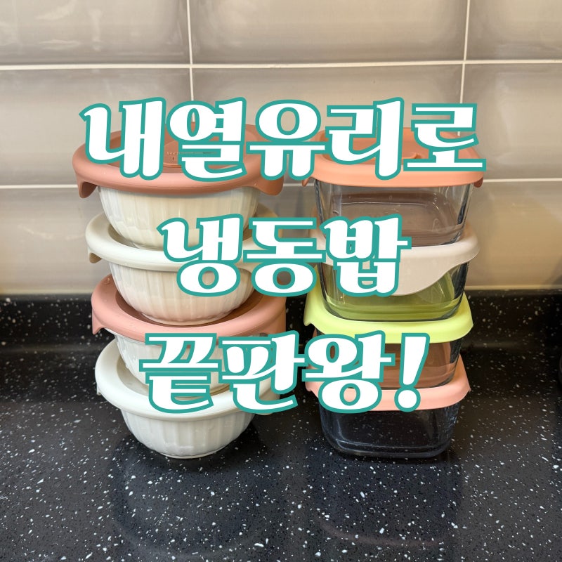 냉동밥 내열유리 추천! 전자레인지 돌릴때 내열유리 꼭 써야하는 이유