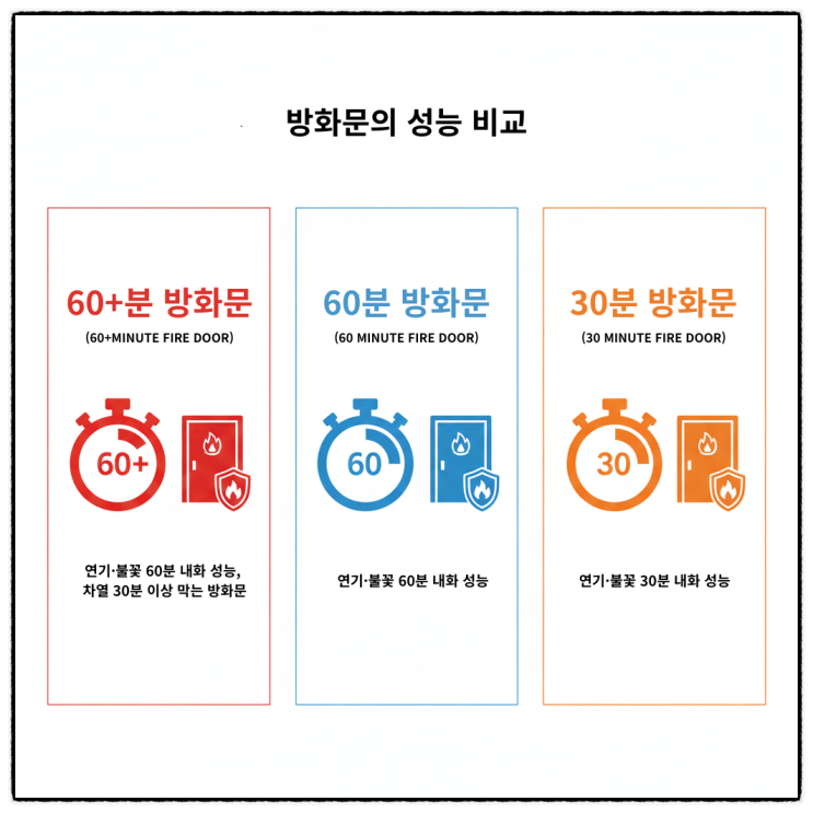  방화문 총정리! 갑종방화문, 60분 방화문, 단열방화문 이 글 하나로 정리합니다.