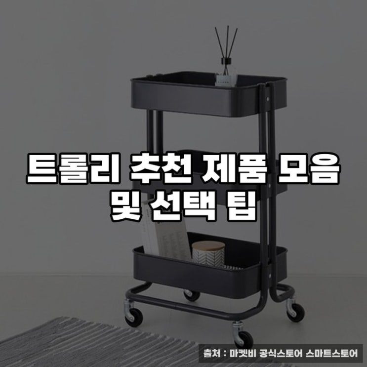  트롤리 추천 제품 모음 및 선택 팁