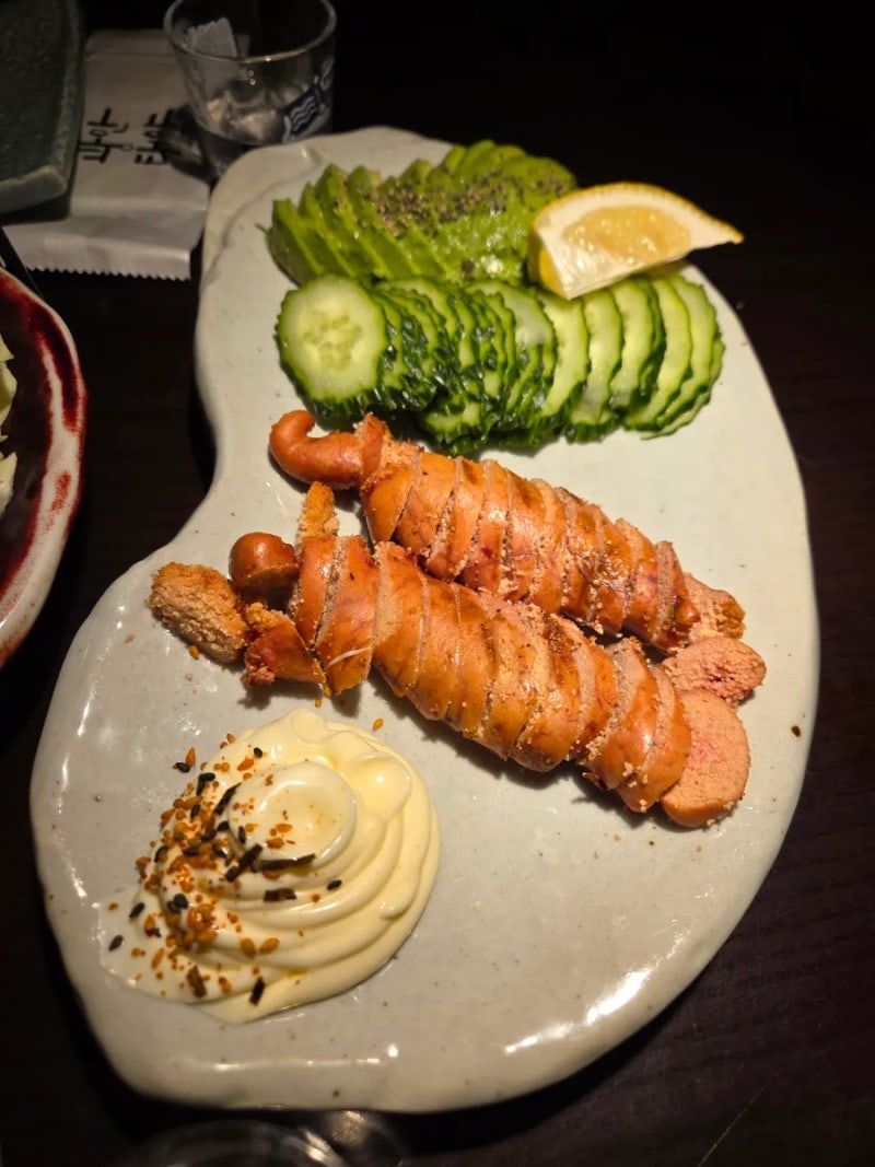 광안리 술집 내돈내산 구운명란 삼합 광안태양 후기 : 네이버 블로그