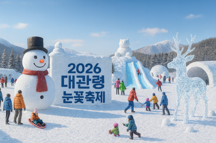  2026 대관령 눈꽃축제 일정·요금·주차 총정리｜평창 겨울여행 필수코스
