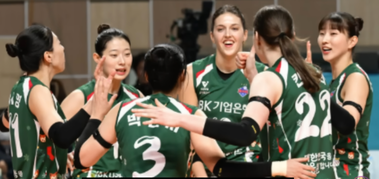  IBK 4연승 폭발! GS 3-0 셧아웃