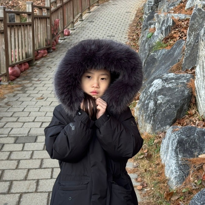 블랙야크 키즈 롱패딩 초등 여아 패딩 추천 유아 윈드스토퍼 데일리 등원룩