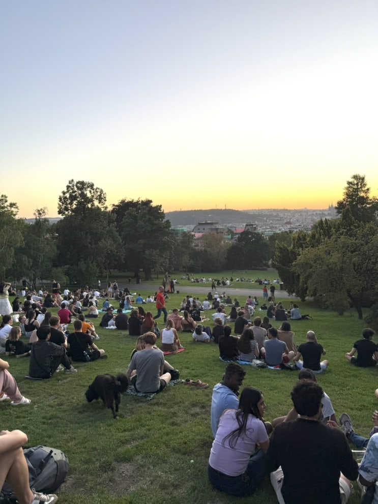  프라하일몰명소 리에그로비 사디 Riegrovy sady 프라하가볼만한곳 추천