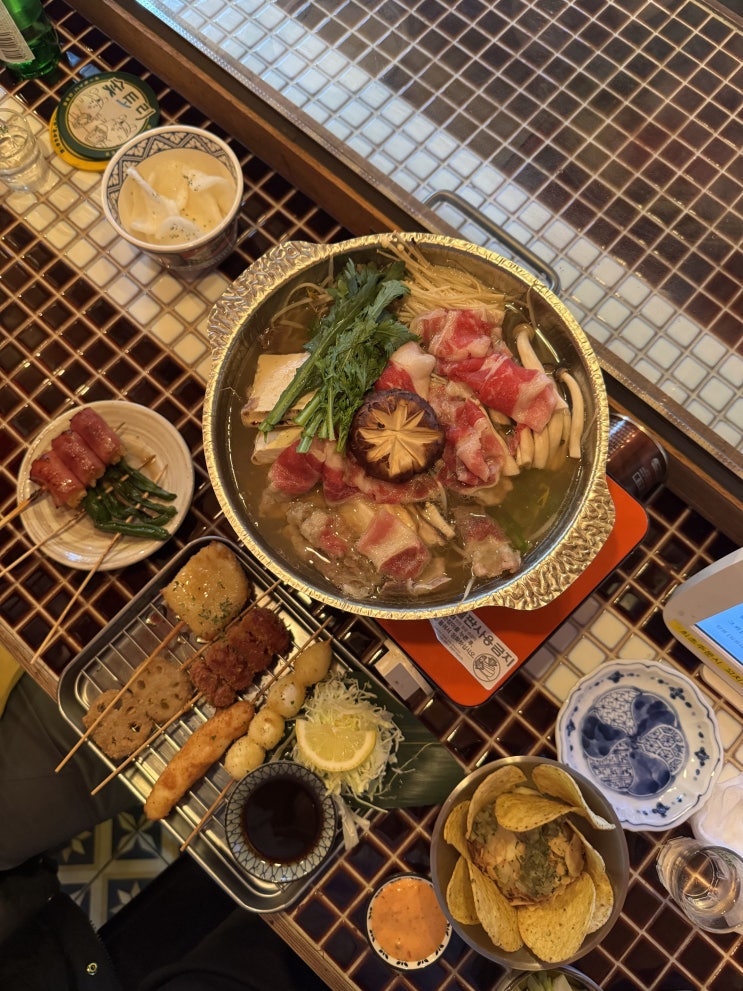  [부천 신중동] 가성비 좋고 분위기 좋은 스크린 술집 이자카야 숯토리