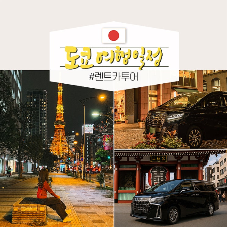  일본 도쿄 자유 여행 일정 코스 렌트카 공항픽업 프라이빗 투어 후기