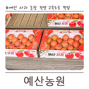 예산 사과 농장 직영 고속도로 픽업 예산농원