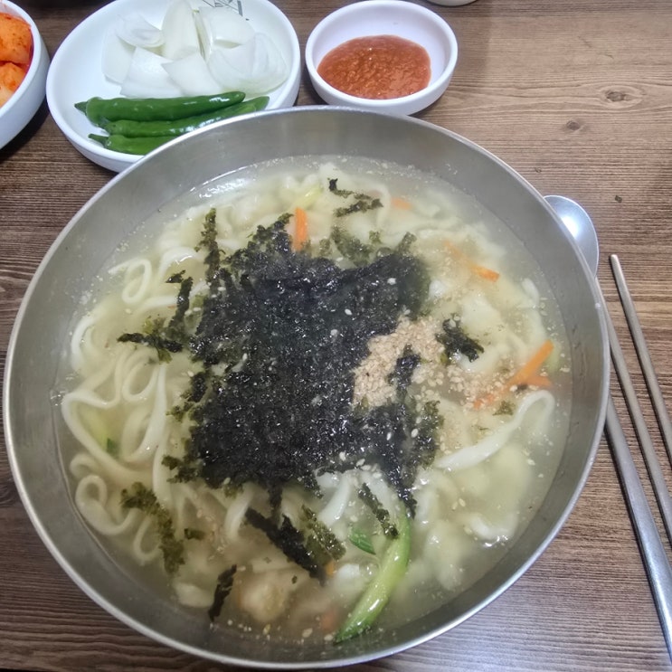  [포항 청림맛집] 뜨끈한 수제비, 칼국수를 먹기 좋은 『 전통손칼국수 』 칼수제비 솔직후기