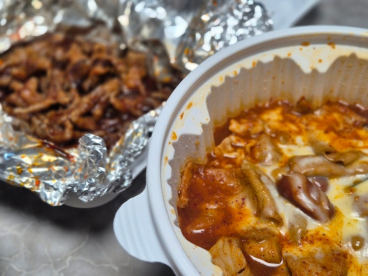  엽기떡볶이 수지동천점 무뼈닭발 배달 후기