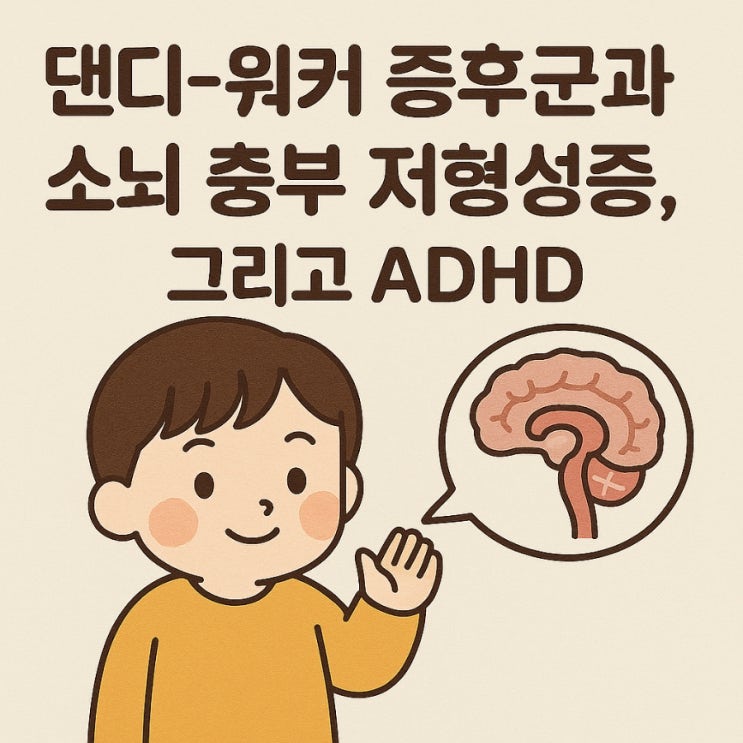  우리 아이 소뇌 발달 이야기, 댄디-워커 증후군과 소뇌 충부 저형성증, 그리고 ADHD