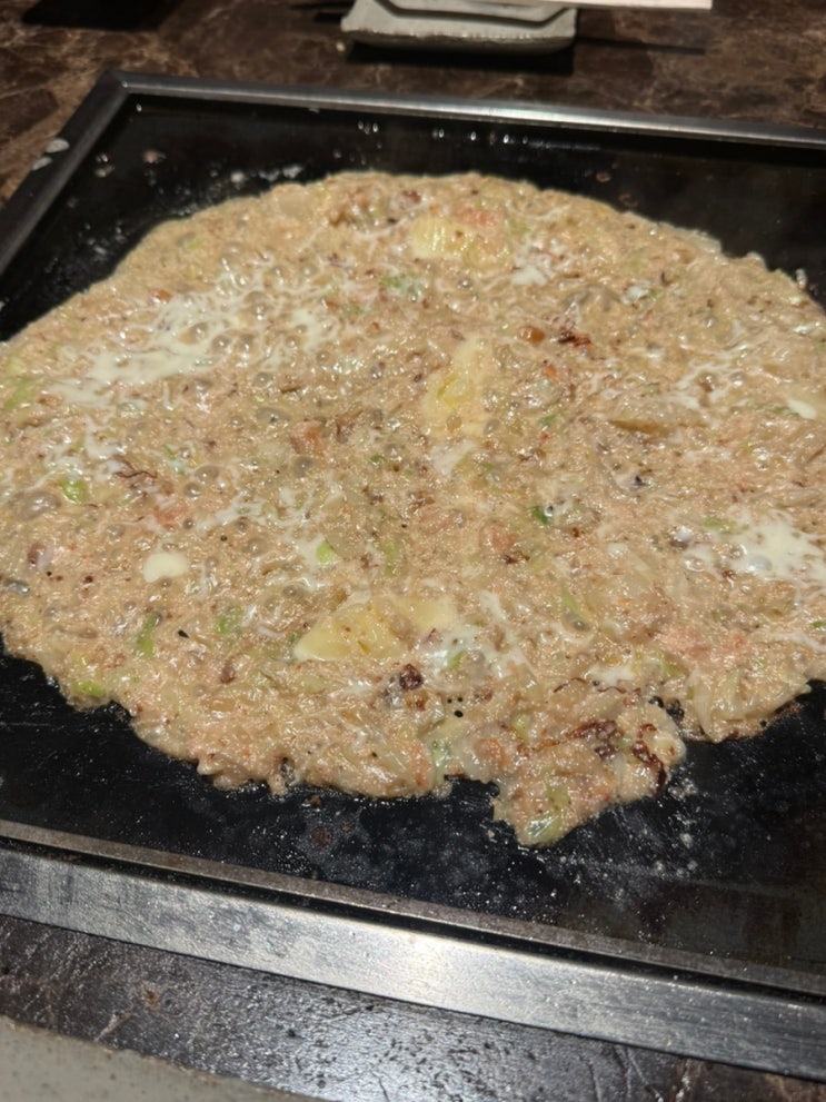  도쿄 시부야 맛집 모헤지 명란 떡 몬자야끼!