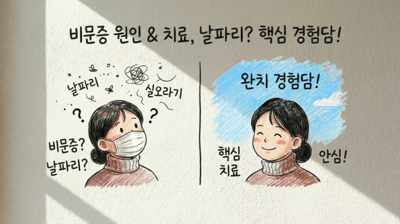 비문증 원인 치료 완치 치료방법은?