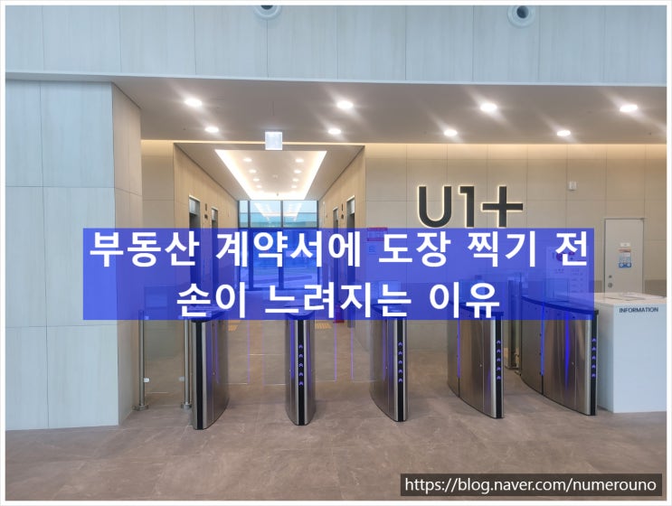  부동산 계약서에 도장 찍기 전 손이 느려지는 이유