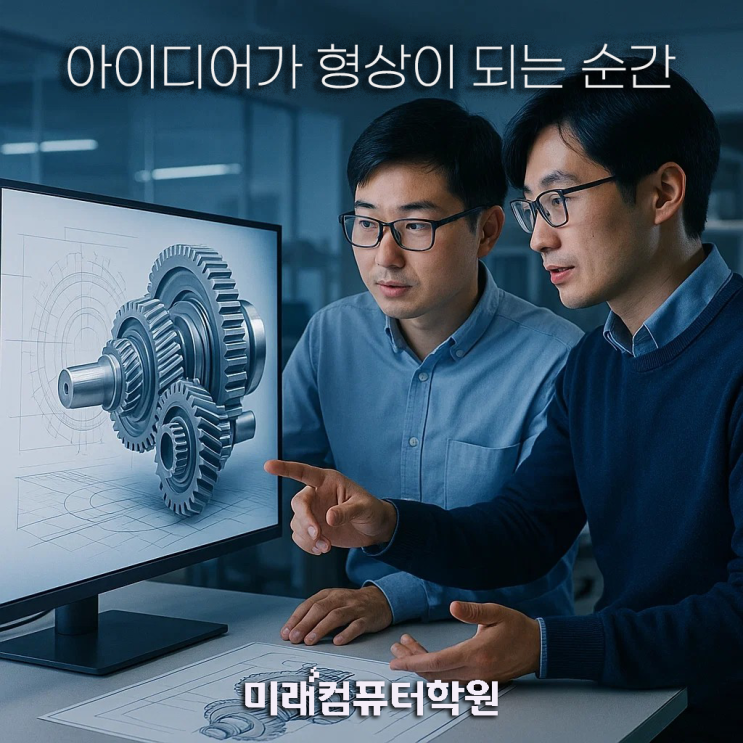  부산캐드학원-AutoCAD·Inventor·CATIA 한 번에! 3D프린터 기반 제품설계 국비무료취업과정 총정리