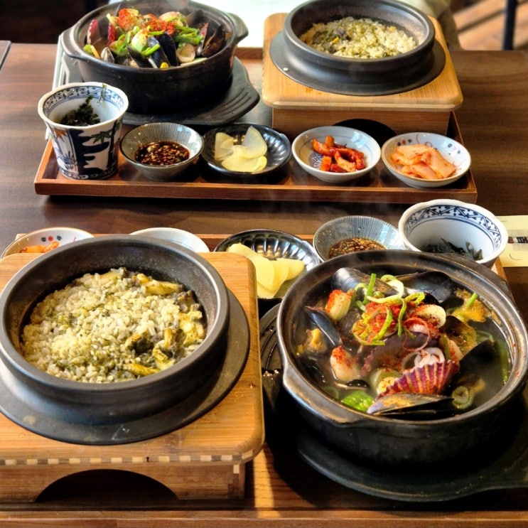  역삼동 회식 비진도해물뚝배기 전복솥밥정식 대만족 해물맛집