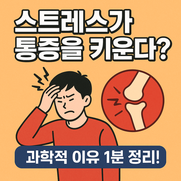  손상성 질환과 스트레스, 통증이 더 심해지는 과학적 이유