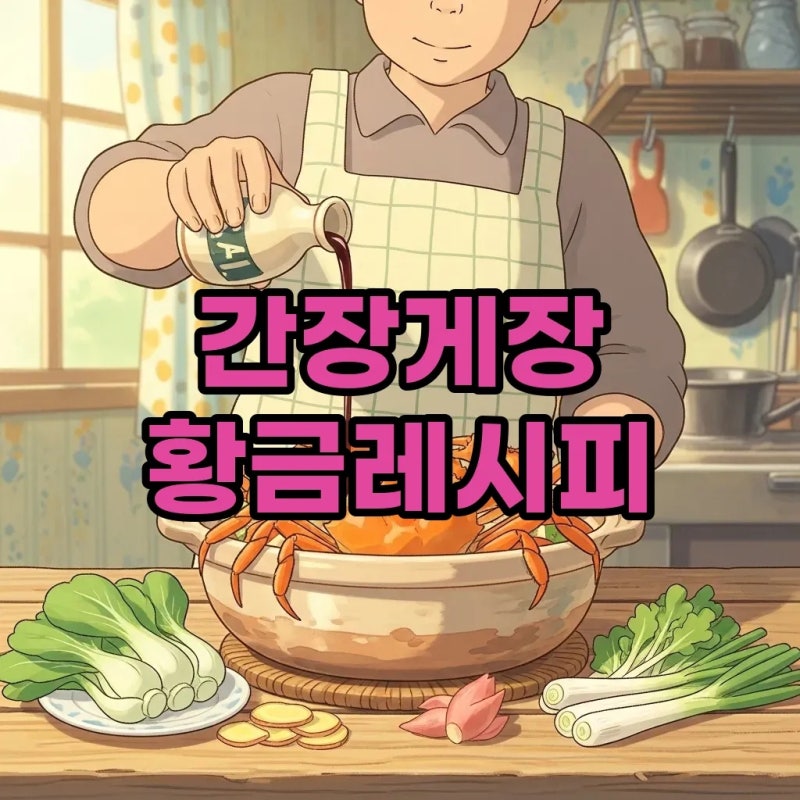 비린내 없이 깔끔한 간장게장 황금레시피 담그는법과 숙성 팁
