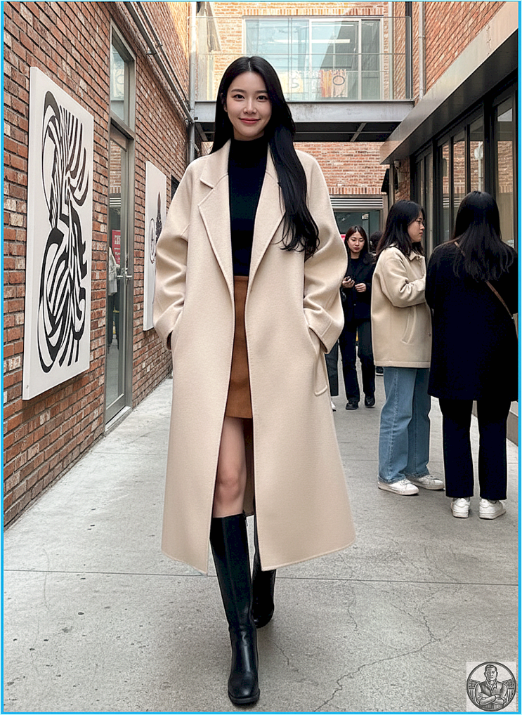  백화점 퀄리티인데 가격은 절반? 호주산 울100 코트 솔직 착용기