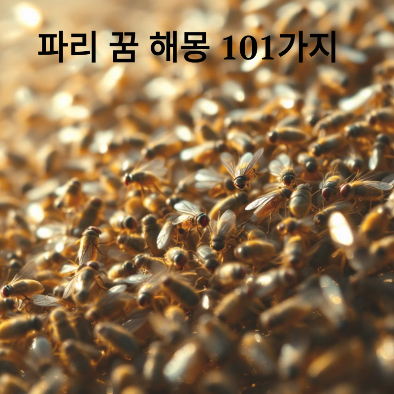 파리 꿈,성가신 존재, 혹은 뜻밖의 메시지: 파리 꿈 해몽 101가지 - 당신의 일상과 운세를 비추....