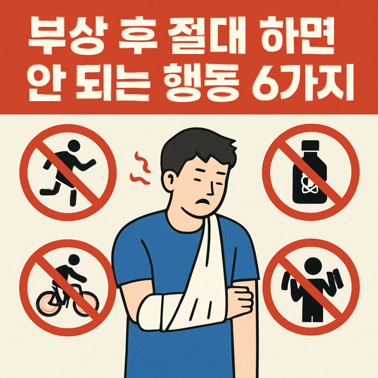  손상성 질환 전문가가 말하는 ‘절대 하면 안 되는 행동’