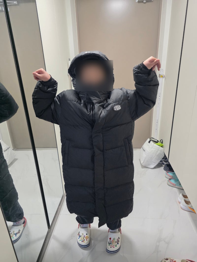 아이스비스킷 키즈 롱패딩 솔직한후기IB44DW544