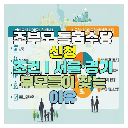  조부모 돌봄수당 신청 조건｜서울·경기 부모들이 찾는 이유