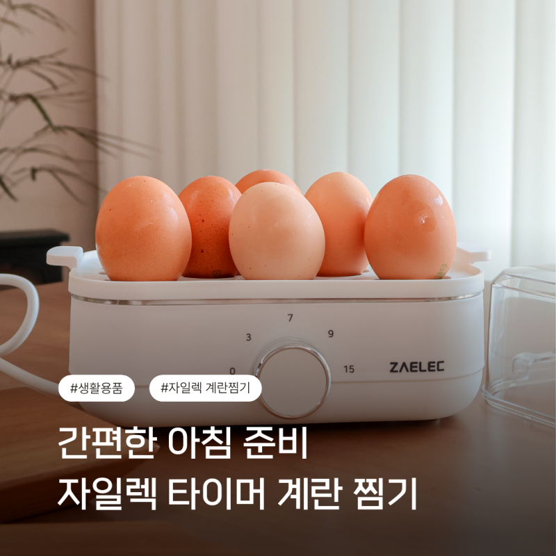 계란 삶는 기계 대용량 자일렉 타이머 계란찜기