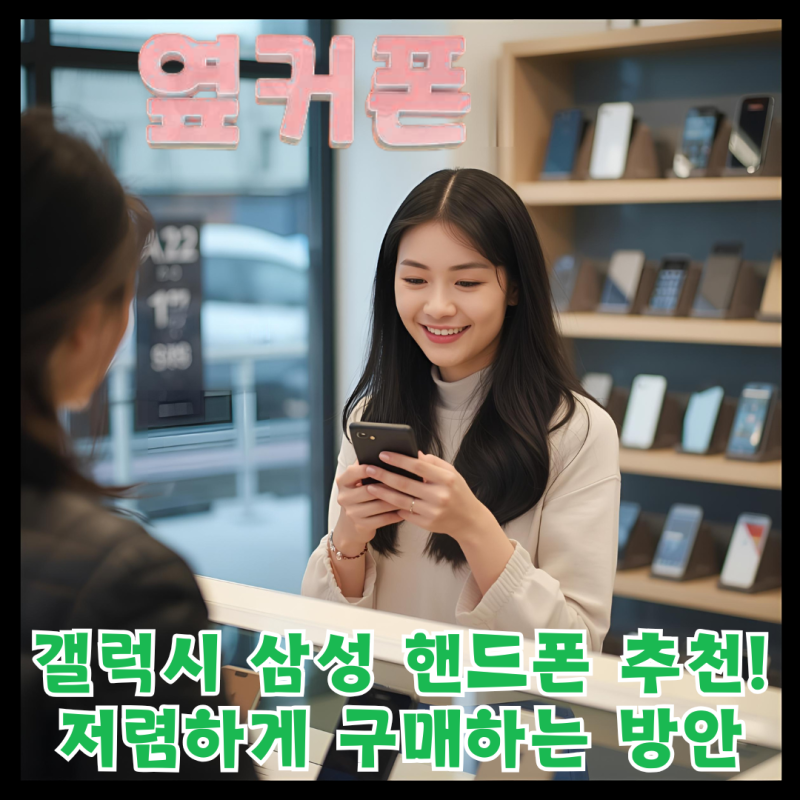 갤럭시 삼성 핸드폰 추천! 최신 모델 비교 및 저렴하게 구매하기