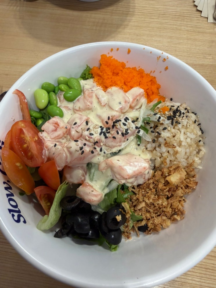  [슬로우캘리 여의도신영증권점] 여의도 포케 맛집 샛강역 건강식 내돈내산 후기
