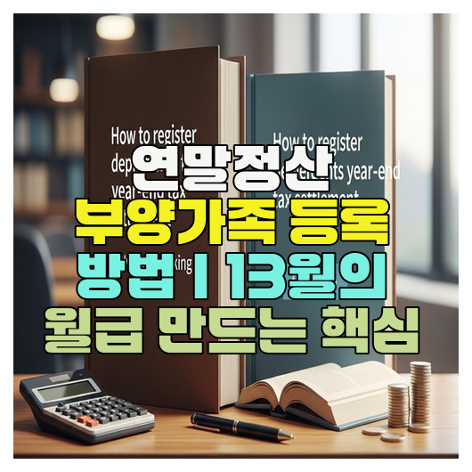  연말정산 부양가족 등록 방법｜13월의 월급 만드는 핵심