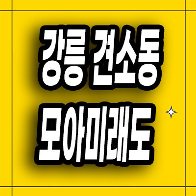  강릉 견소동 미분양아파트 모아미래도 할인분양 잔여세대 공급내용