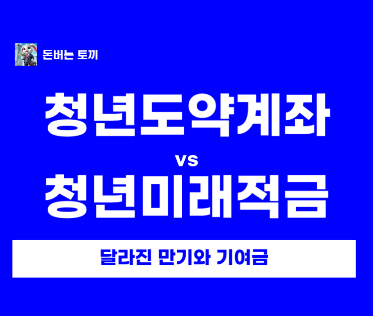  청년도약계좌 vs 청년미래적금 한눈에 비교｜5년·70만원 vs 3년·50만원