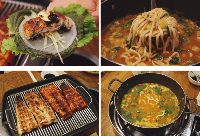  인천 송도 송년회 연말회식 장소 구송도 장어맛집 아우라지 메기매운탕