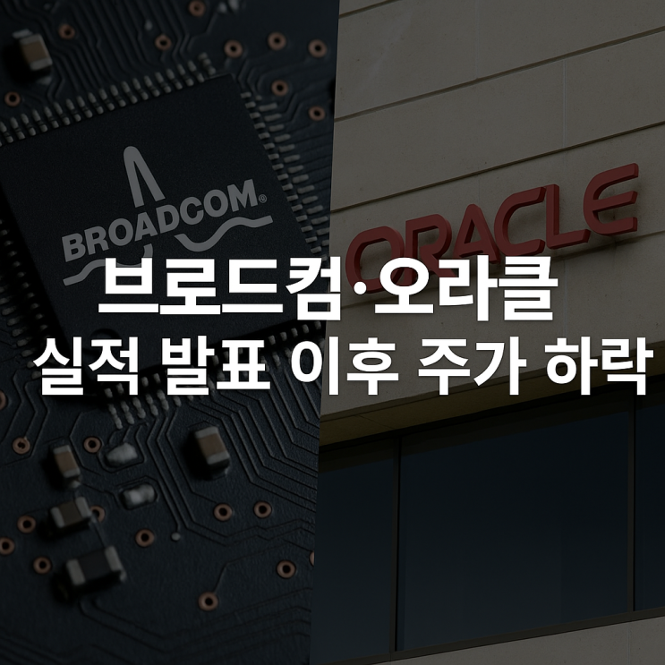  브로드컴·오라클 실적 발표 이후 주가 하락, AI 관련주는 왜 함께 조정받고 있을까?