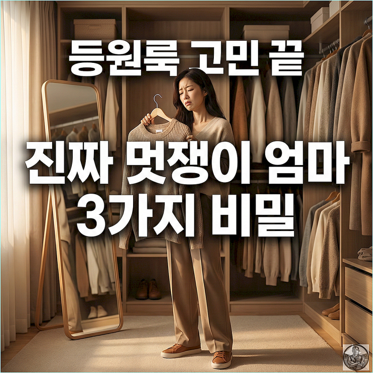  등원룩 고민 끝, 기 죽지 않는 우아한 꾸안꾸 공식 3가지 (코디법)