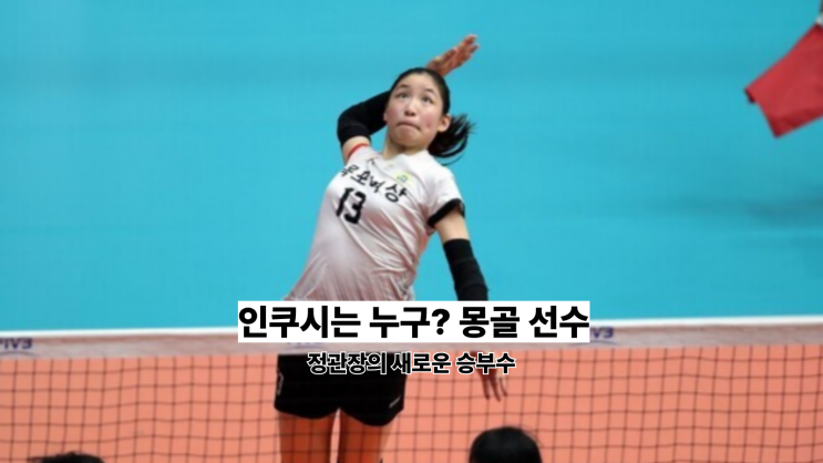 <b>인쿠시</b>는 누구? 목포여상 출신 몽골 선수, <b>정관장</b>에 거는 기대