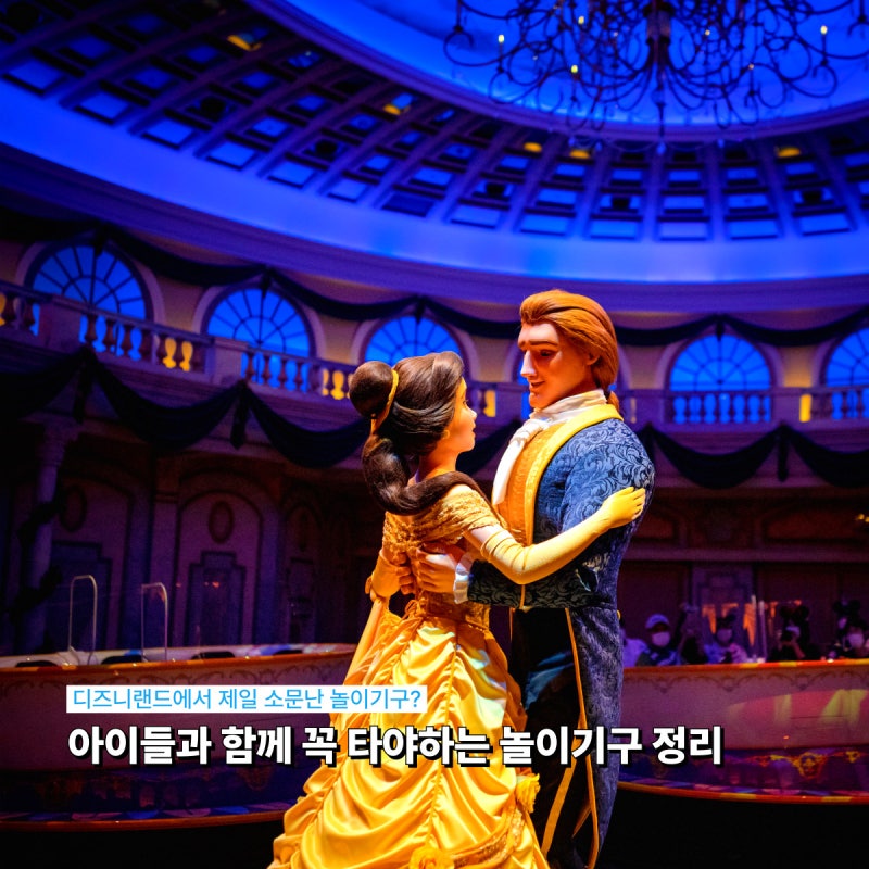 도쿄 디즈니랜드 놀이기구 추천 BEST10 종류 정리 한국어 지도
