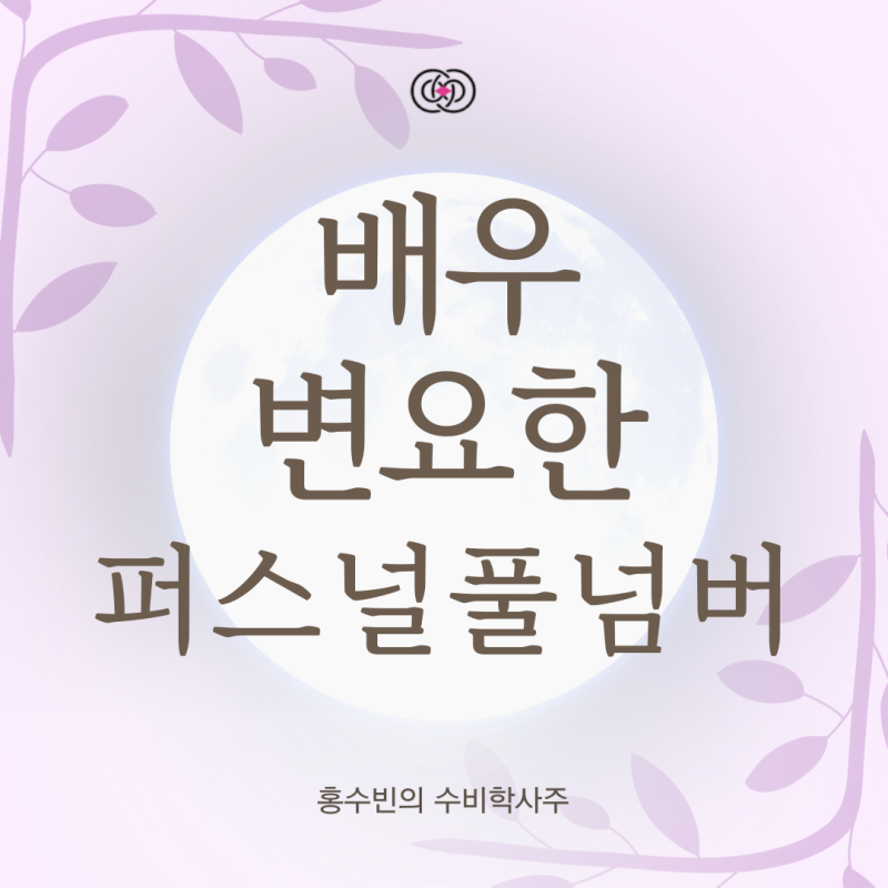 변요한 운세 수비학사주로 읽는 독창적 에너지