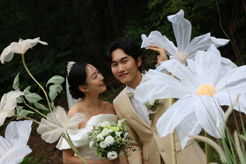 서울마이웨딩 공공예식 야외웨딩 서울시립대 자작마루