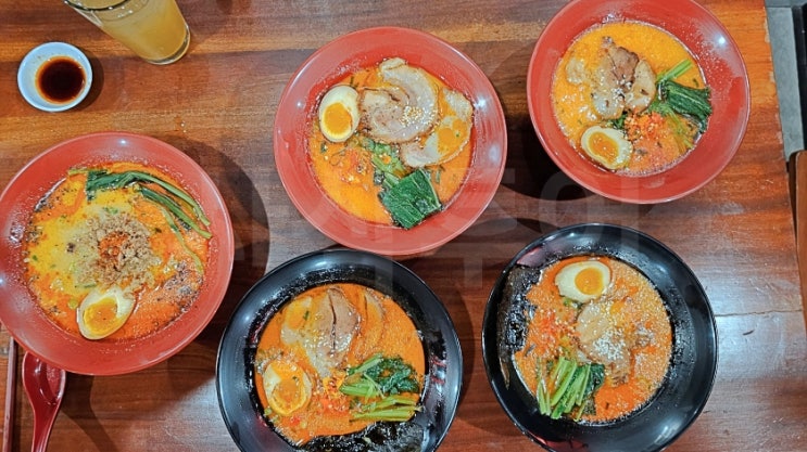  발리 덴파사르 가쭈 라멘 맛집Red Dragon Ramen Gatsu 지점
