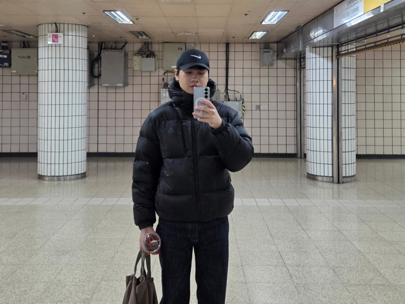 남자 숏패딩 추천 블랙야크 패딩 BCC 퀼티드 다운자켓 착용 후기