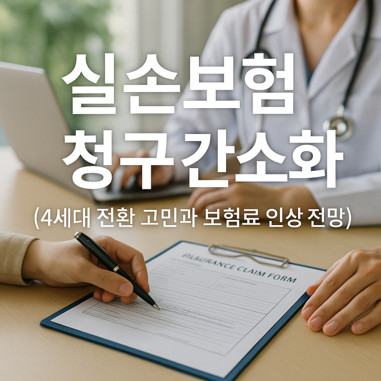  실손보험 청구 간소화 2025년 10월 동네의원 확대 및 4세대 전환 고민과 보험료 인상 전망
