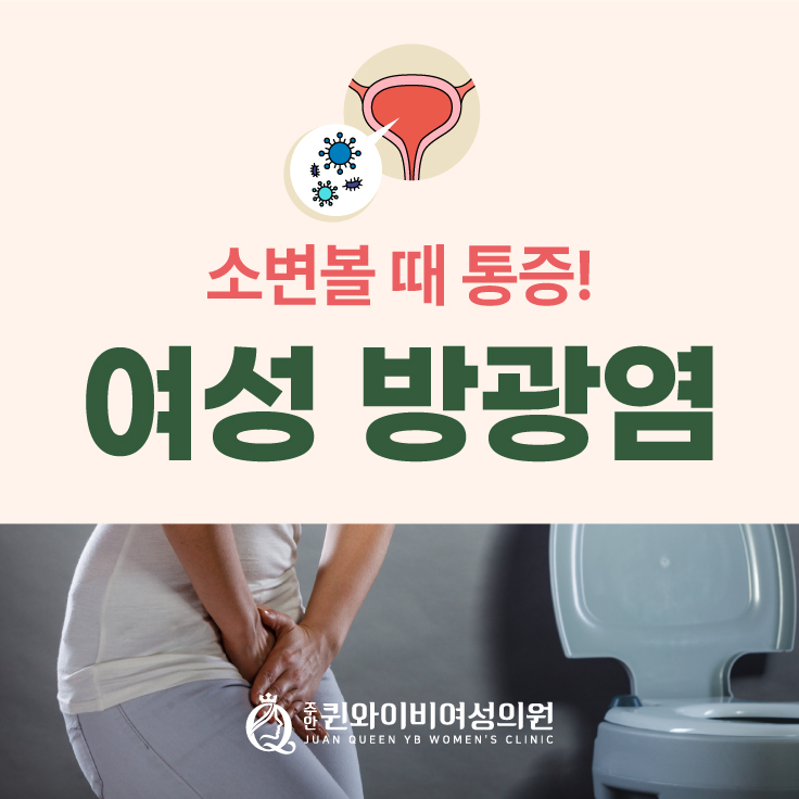  주안동산부인과 여의사 방광염 소변볼 때 통증 검사