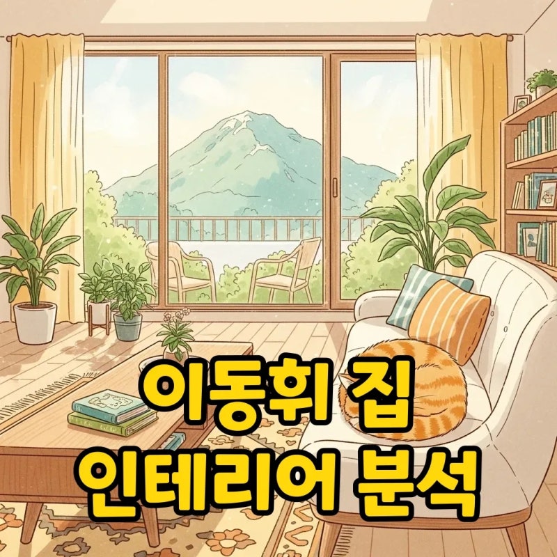 이동휘 집, 남산뷰와 반려묘를 위한 감각적인 인테리어